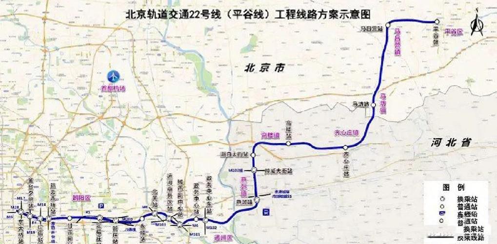 北京地铁22号线站点