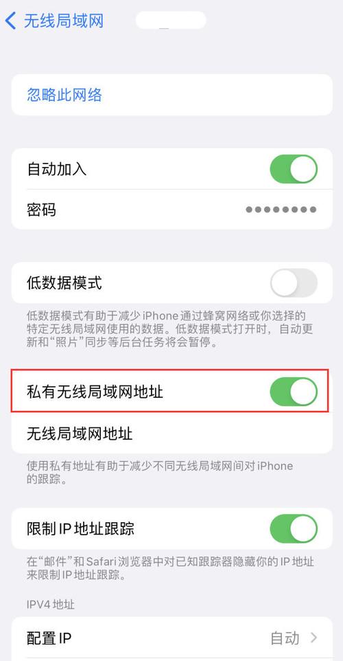 苹果手机为什么没有忽略此网络选项