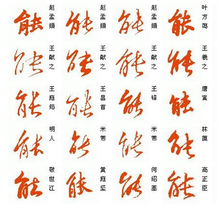 能行楷