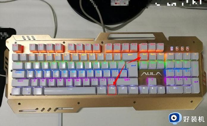 键盘灯亮的但是按着没反应