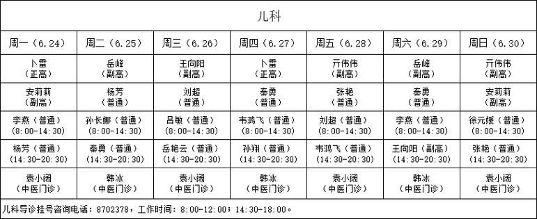 儿科24小时免费咨询