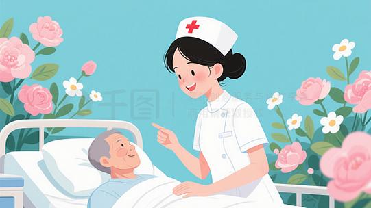 儿子给妈妈打针