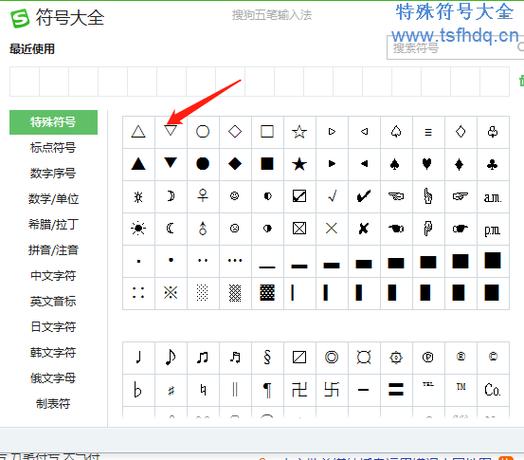 输入法里的特殊符号