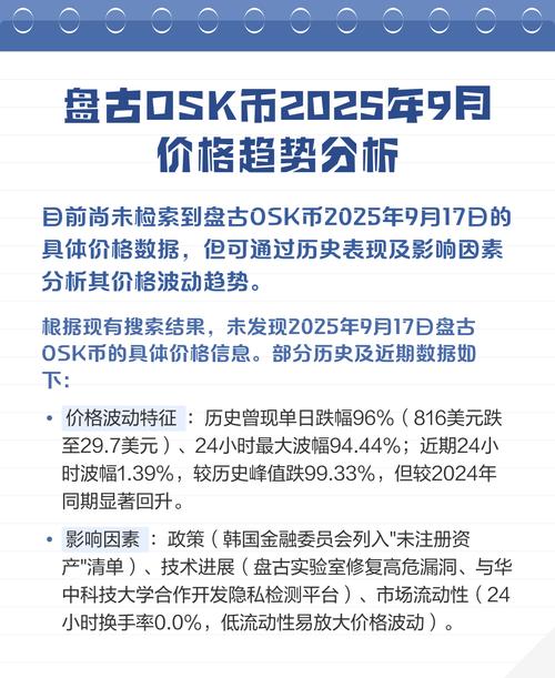 盘古OSK 现在多少钱一个