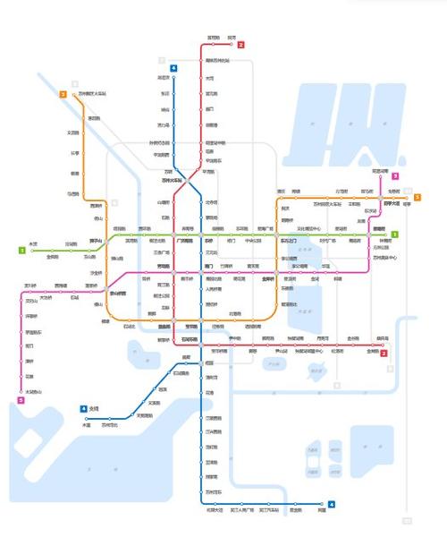 苏州轨道交通规划线路图