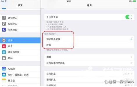ipad怎样设置屏幕不自动旋转