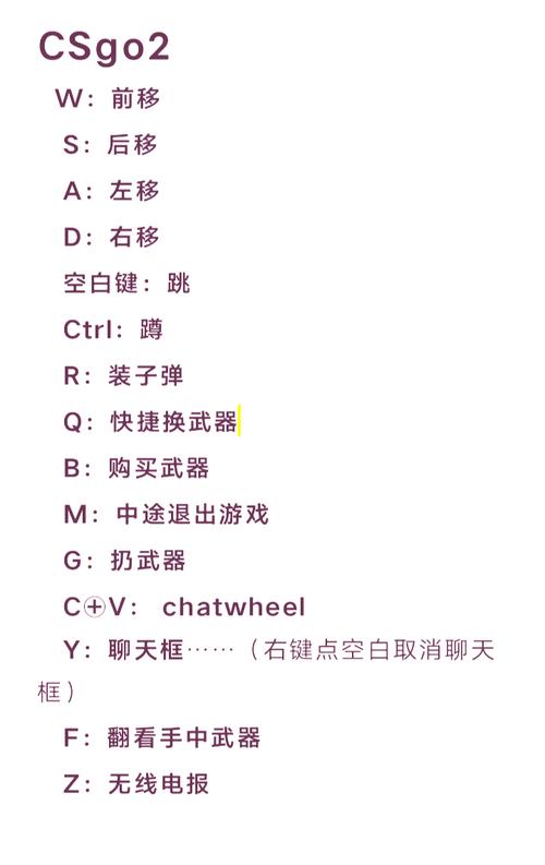 csgo功能按键有哪些