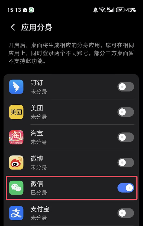 荣耀可以分身应用吗