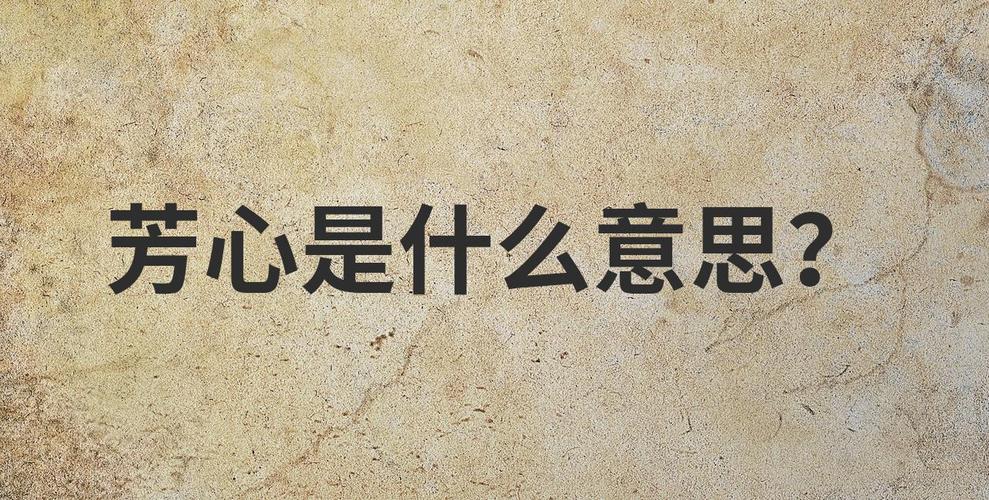 芳心意思是什么