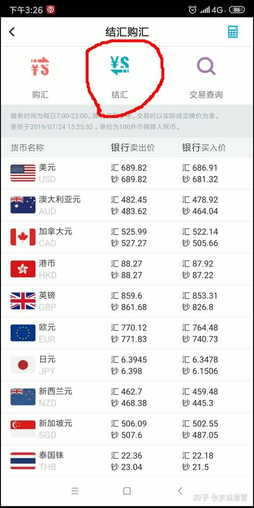 中国银行外汇软件