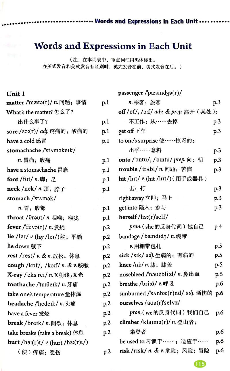 八下英语单词表图片