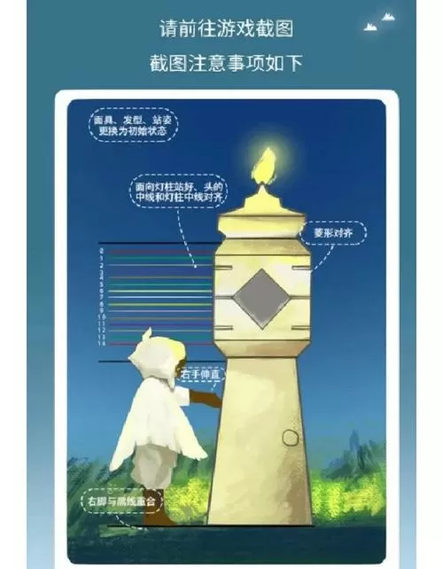如何测光遇身高