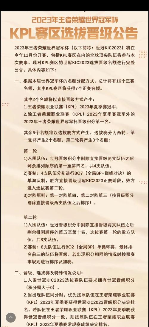 《王者荣耀》KPL比赛规则详解