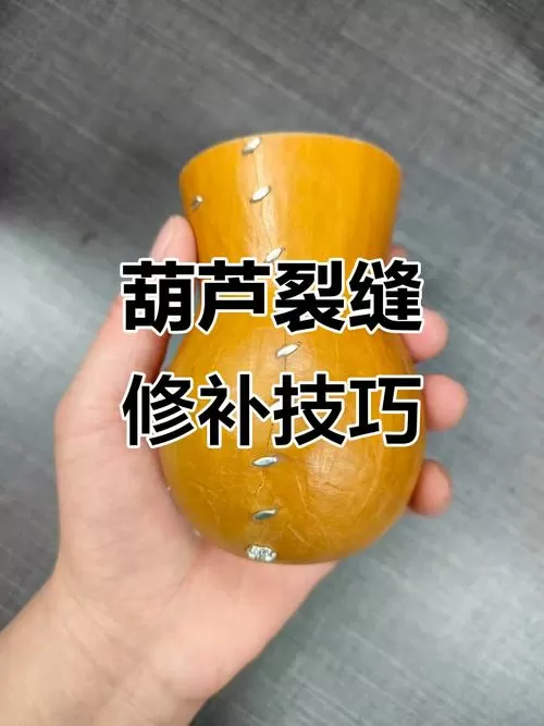 葫芦裂缝了怎么修复